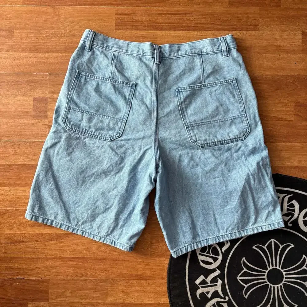 Uniqlo Men's Denim Work Shorts Light Blue